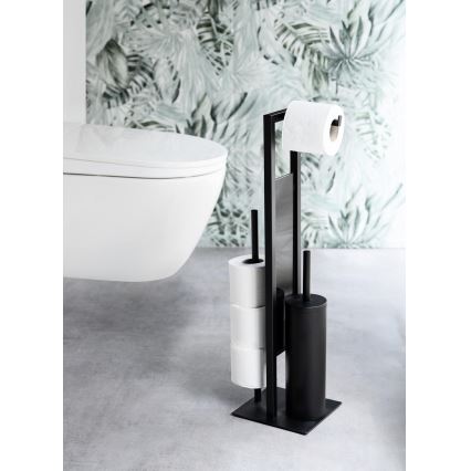 WENKO 25400100 - RIVALTA Toilet Brush 18x70 cm, Black
