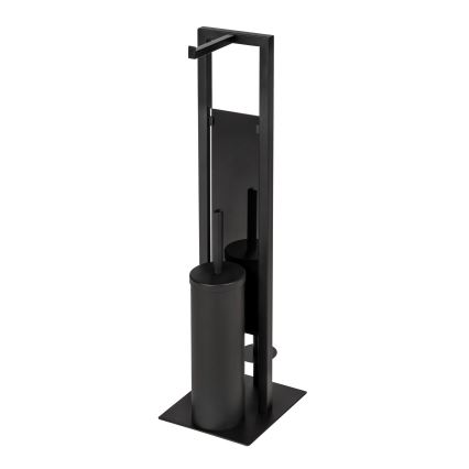 WENKO 25400100 - RIVALTA Toilet Brush 18x70 cm, Black