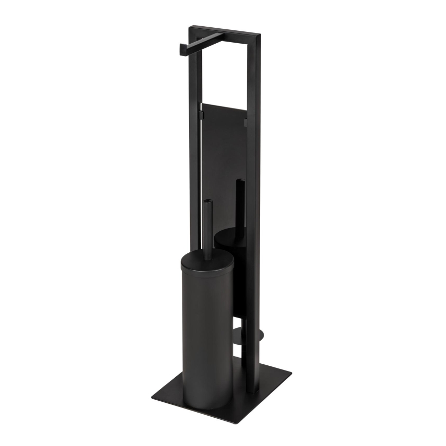 WENKO 25400100 - RIVALTA Toilet Brush 18x70 cm, Black
