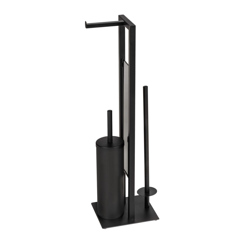 WENKO 25400100 - RIVALTA Toilet Brush 18x70 cm, Black