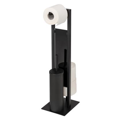 WENKO 25400100 - RIVALTA Toilet Brush 18x70 cm, Black