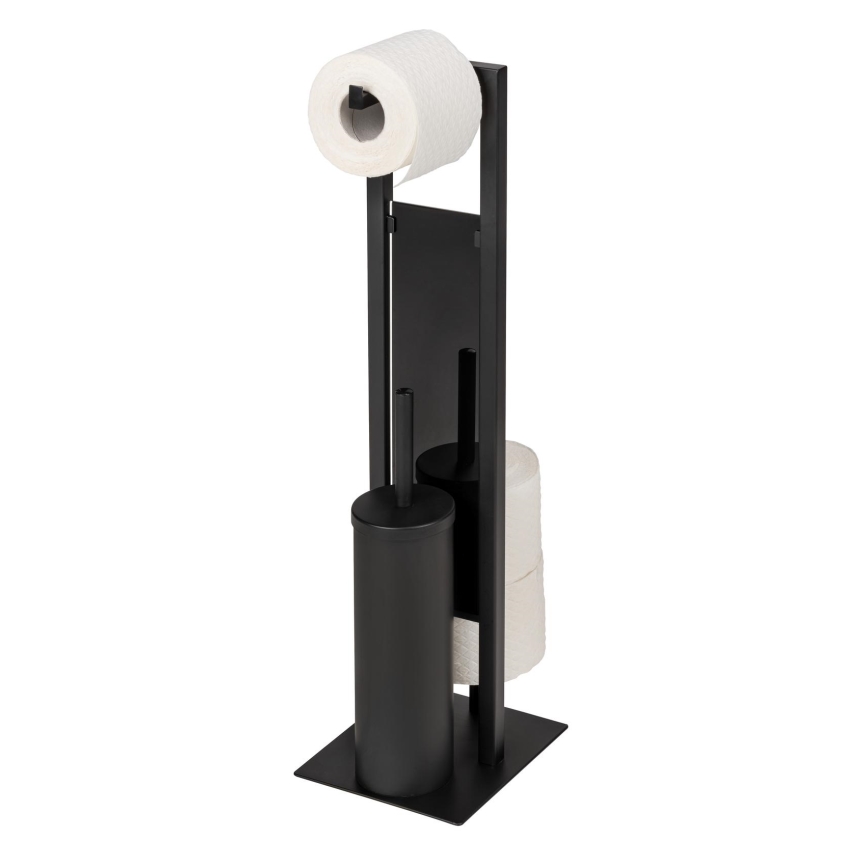 WENKO 25400100 - RIVALTA Toilet Brush 18x70 cm, Black
