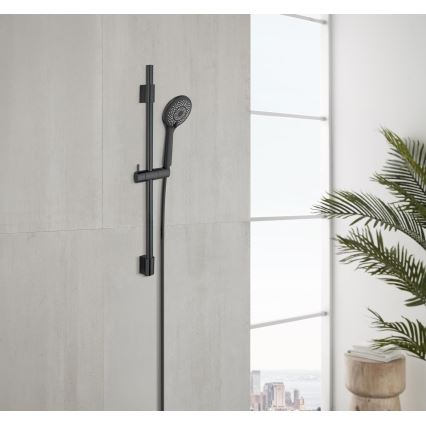 WENKO 25453100 - WATERSAVING SYSTEM 70 cm Shower Set, Black