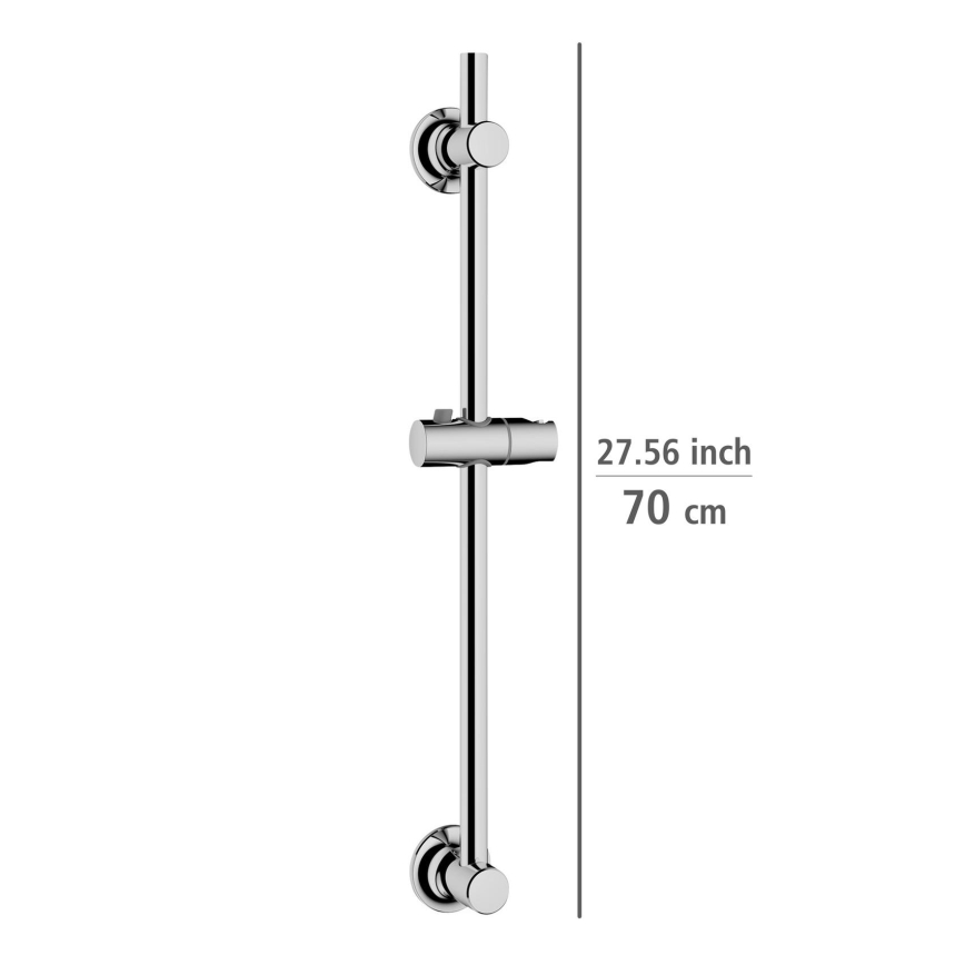 WENKO 25462100 - Shower rail LIBERTÀ 70 cm polished chrome