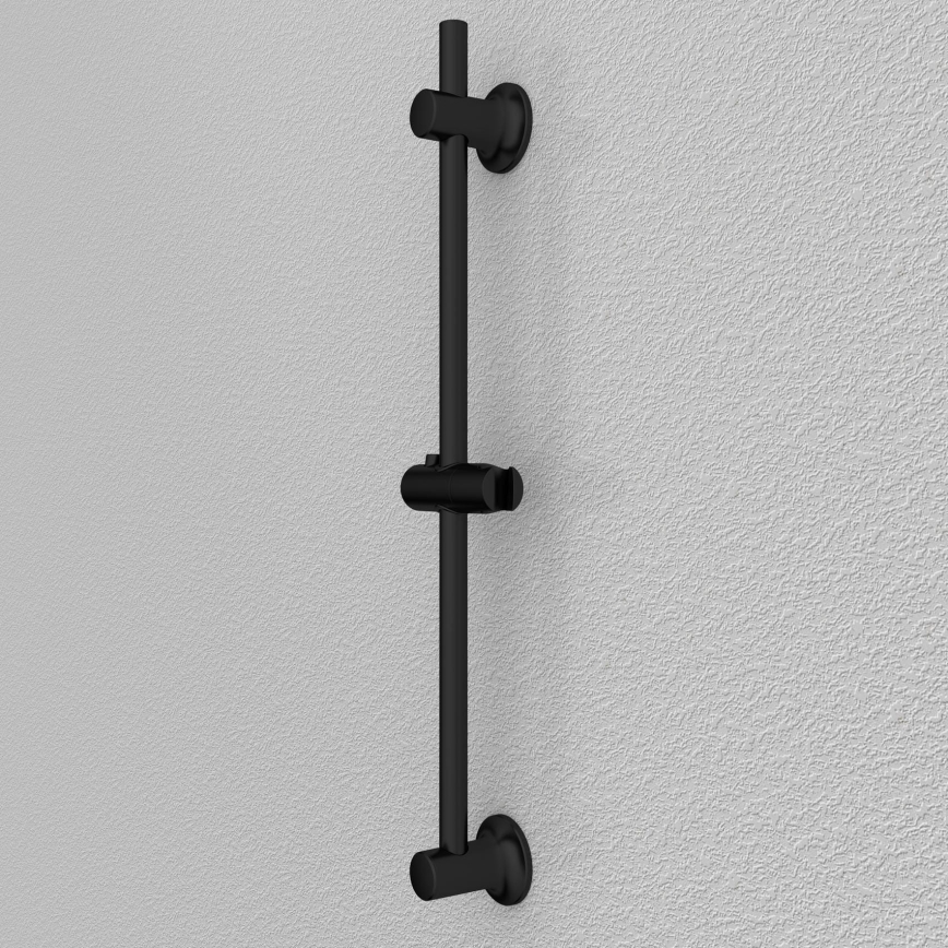 WENKO 25463100 - LIBERTÀ 70 cm Black Shower Rail