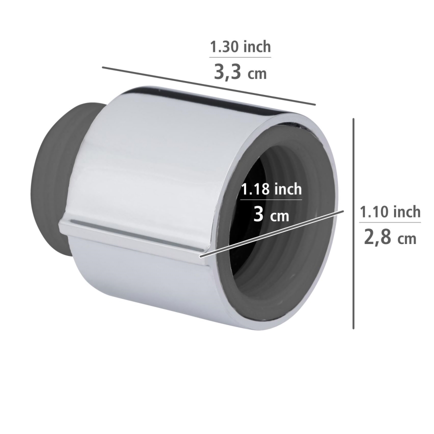 WENKO 25480100 – WATERSAVING SYSTEM Flow Regulator, Silver