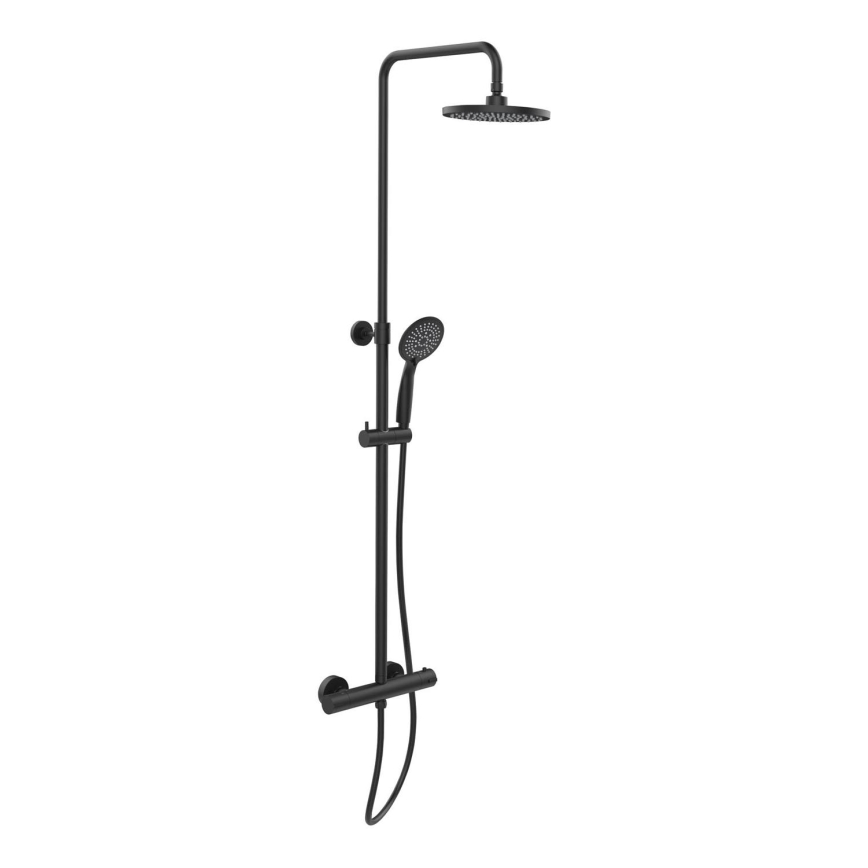 WENKO 25484100 - WATERSAVING SYSTEM Shower System 12x120 cm Black