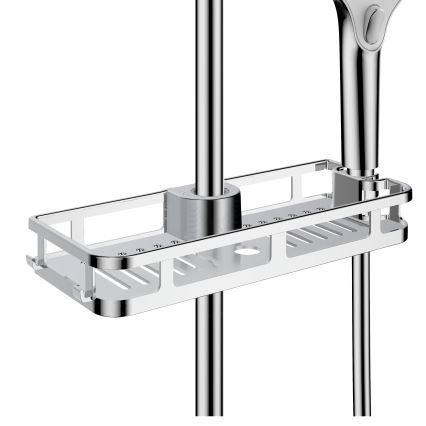WENKO 25490100 - LIBERTÀ Shelf 28.5 x 11.5 cm, Polished Chrome