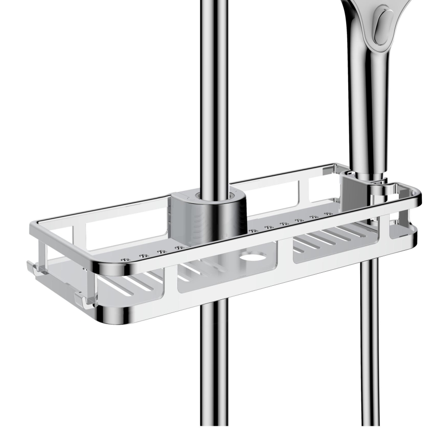 WENKO 25490100 - LIBERTÀ Shelf 28.5 x 11.5 cm, Polished Chrome