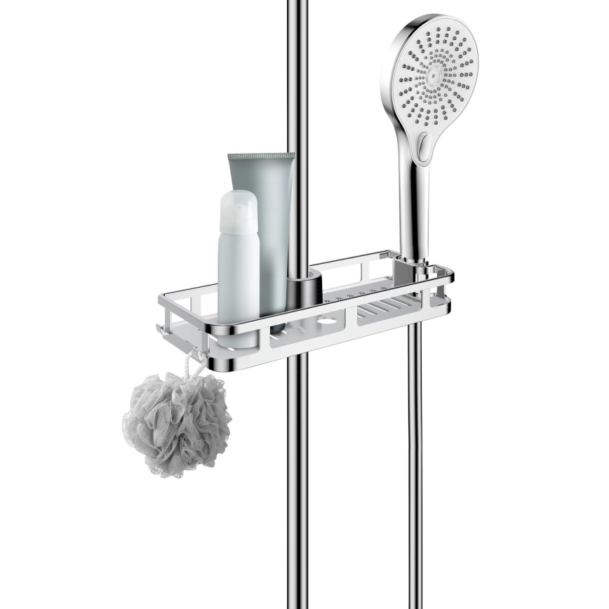 WENKO 25490100 - LIBERTÀ Shelf 28.5 x 11.5 cm, Polished Chrome