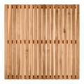 WENKO 25522100 - ACACIA Doormat 55x55 cm brown