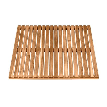 WENKO 25522100 - ACACIA doormat 55x55 cm brown