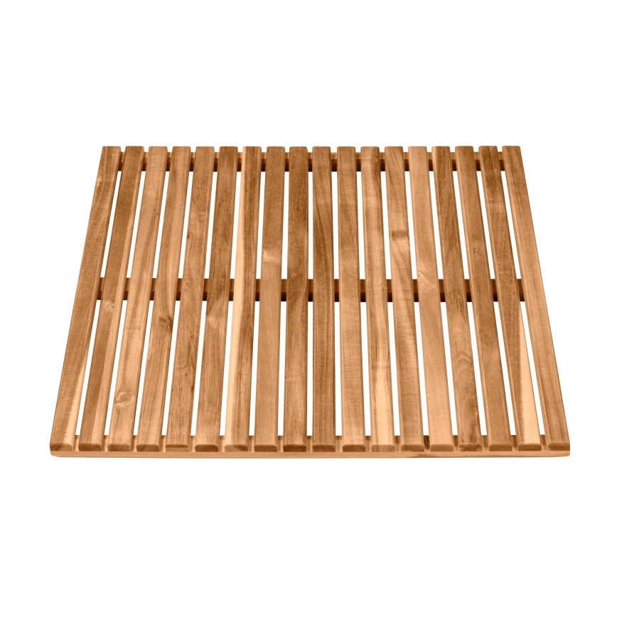 WENKO 25522100 - ACACIA doormat 55x55 cm brown