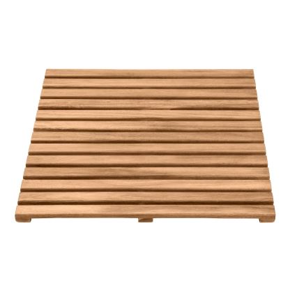 WENKO 25522100 - ACACIA doormat 55x55 cm brown