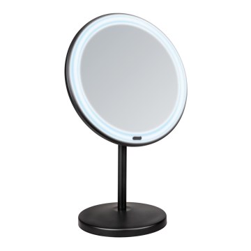 WENKO 25523100 - ONNO Mirror 20 x 34 cm, Black