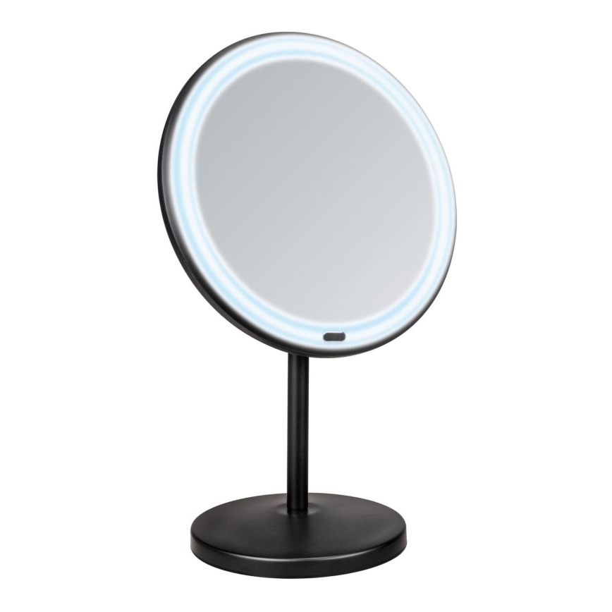 WENKO 25523100 - ONNO Mirror 20 x 34 cm, Black