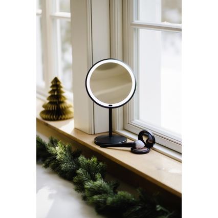 WENKO 25523100 - ONNO Mirror 20 x 34 cm, Black