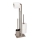 WENKO 25553100 - RIVALTA Toilet Brush 18x70 cm Beige/Black