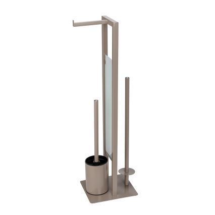 WENKO 25553100 - RIVALTA Toilet Brush 18x70 cm Beige/Black