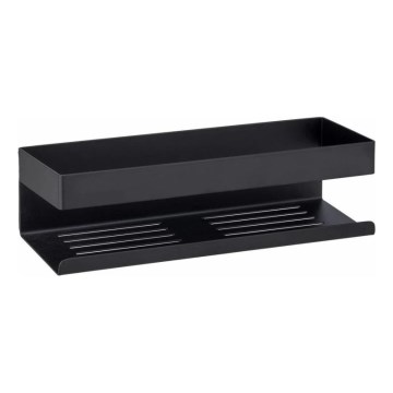 WENKO 25557100-Shelf GENOVA 30x10,5 cm black