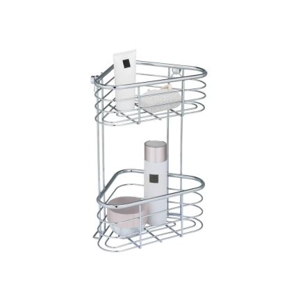 WENKO 25569100-TRESTINA Corner shelf 25x35 cm stainless steel/silver