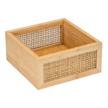 WENKO 25601100 - ALLEGRE Bathtub Tray 15 x 7 cm, Brown