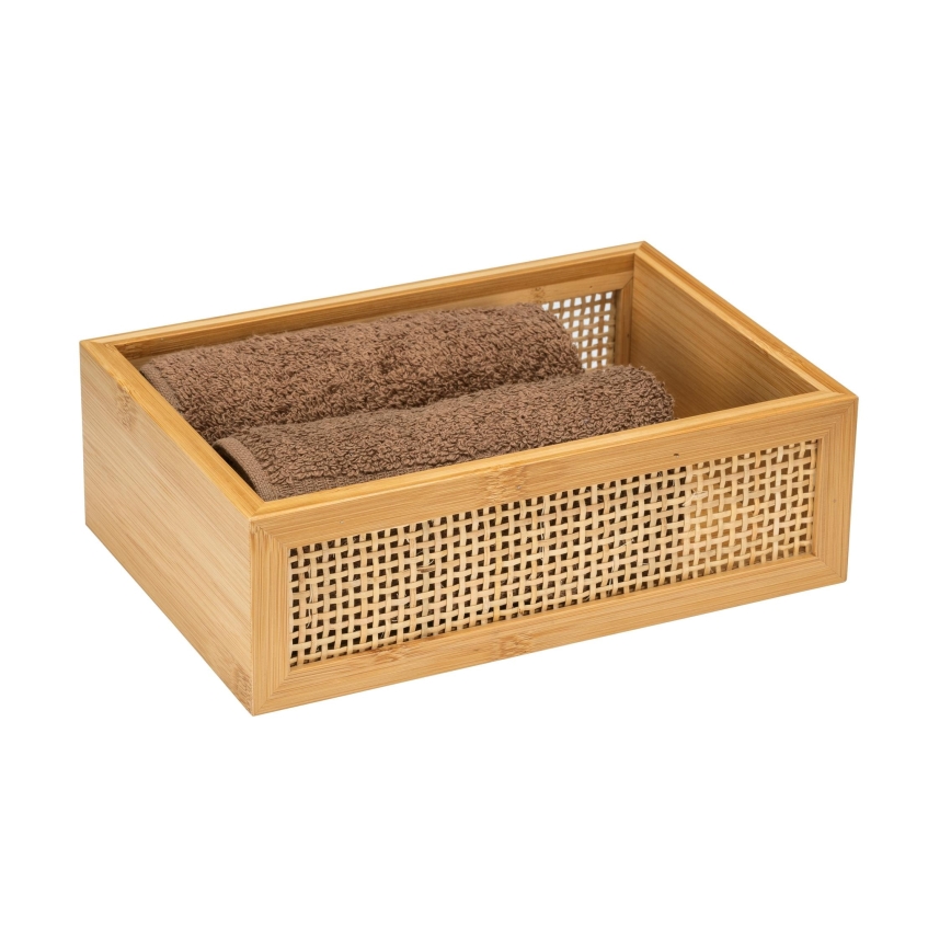 WENKO 25602100 - ALLEGRE Bath Tray 22x15 cm Brown