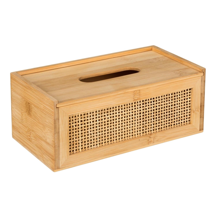 WENKO 25607100 - ALLEGRE Tissue Box 25x13 cm Brown