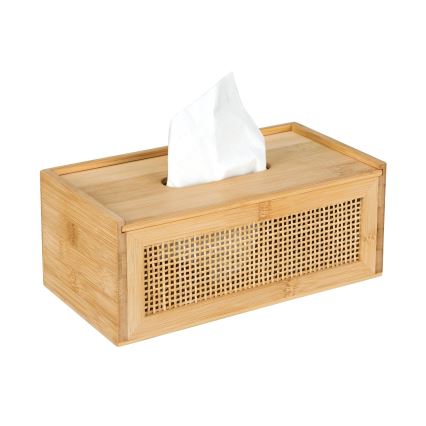 WENKO 25607100 - ALLEGRE Tissue Box 25x13 cm Brown