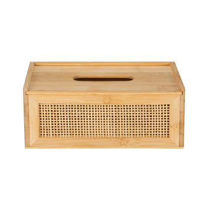 WENKO 25607100 - ALLEGRE Tissue Box 25x13 cm Brown