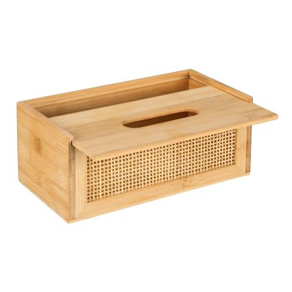 WENKO 25607100 - ALLEGRE Tissue Box 25x13 cm Brown