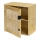 WENKO 25613100 - ALLEGRE Cabinet 30x30 cm Brown
