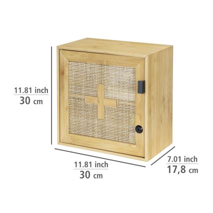 WENKO 25613100 - ALLEGRE Cabinet 30x30 cm Brown