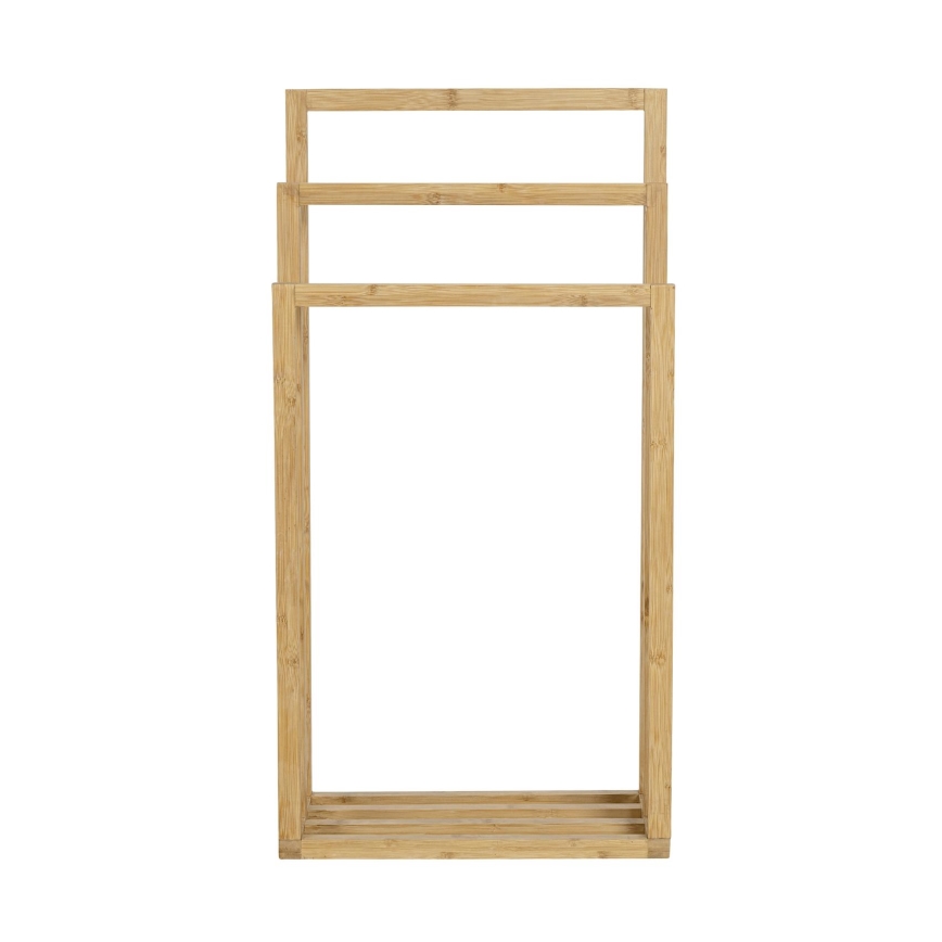 WENKO 25629100 - BAMBUSA Towel Rack 42.5 x 82 cm, Brown