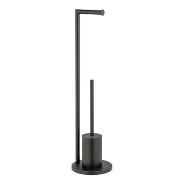 WENKO 25675100 - FERLA toilet set 18 x 69.5 cm, black
