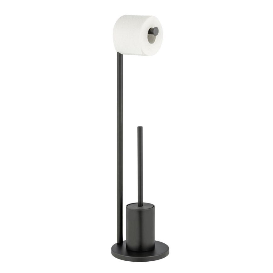 WENKO 25675100 - FERLA toilet set 18 x 69.5 cm, black