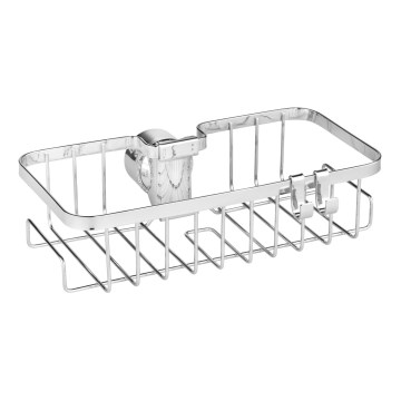 WENKO 25678100 - FLORESTA Basket 24x14 cm silver
