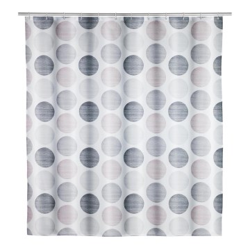 WENKO 25750100 - Multicolored Shower Curtain 180 x 200 cm