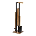 WENKO 25784100 - RIVALTA Toilet Set 18 x 70 cm Brown/Black