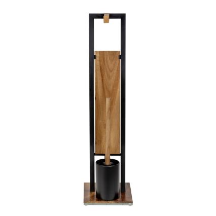 WENKO 25784100 - RIVALTA toilet set 18x70 cm brown/black