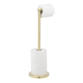WENKO 25791100 - Toilet paper holder 21x55 cm gold/silver