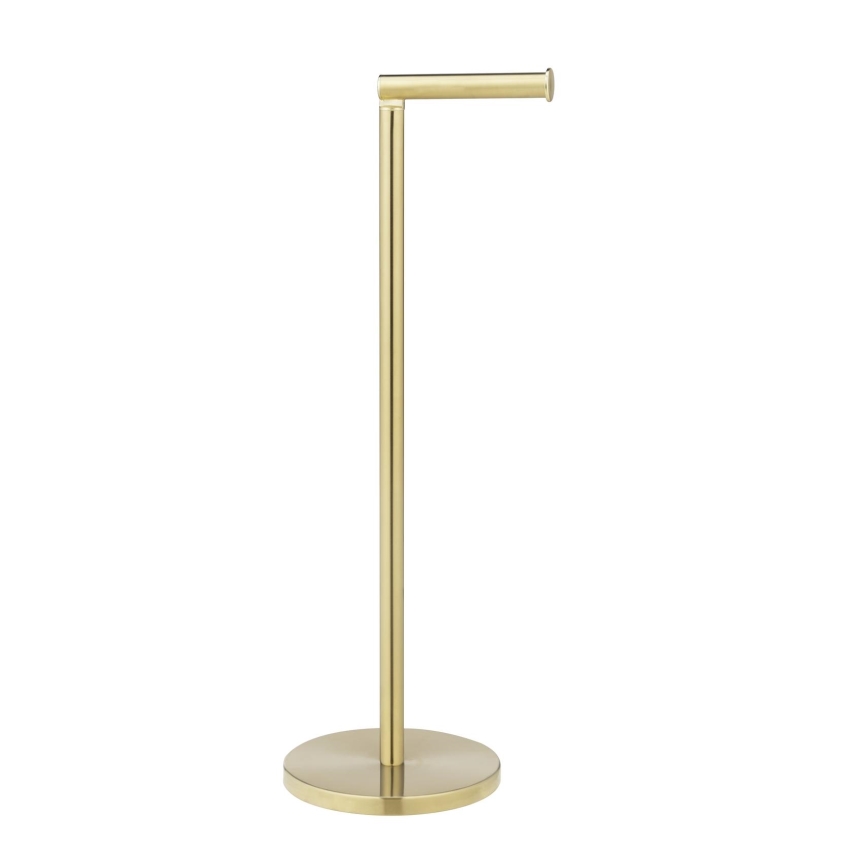 WENKO 25791100 - Toilet paper holder 21x55 cm gold/silver
