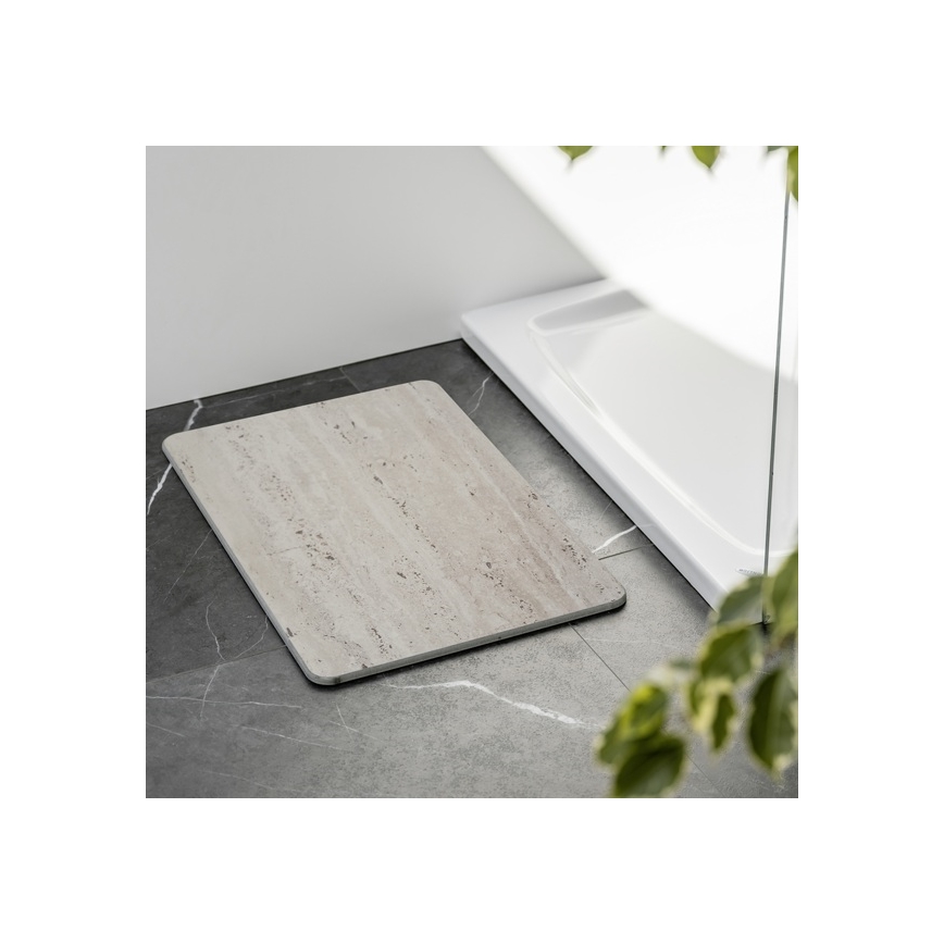 WENKO 25964100 - PUNA Bath Mat 39x60 cm grey