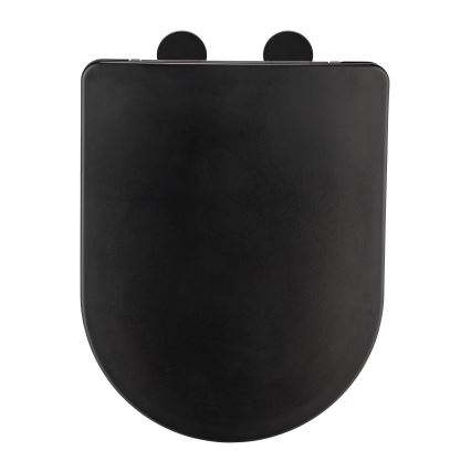 WENKO 26029100 - GALATI Toilet Seat 46 x 36 cm, Black