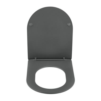 WENKO 26030100 - GALATI Toilet Seat 46 x 36 cm Anthracite