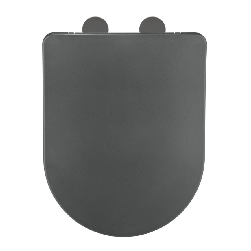 WENKO 26030100 - GALATI Toilet Seat 46 x 36 cm Anthracite