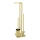 WENKO 26034100 - RIVALTA Toilet Set, 18 x 70 cm, stainless steel/gold/white/black