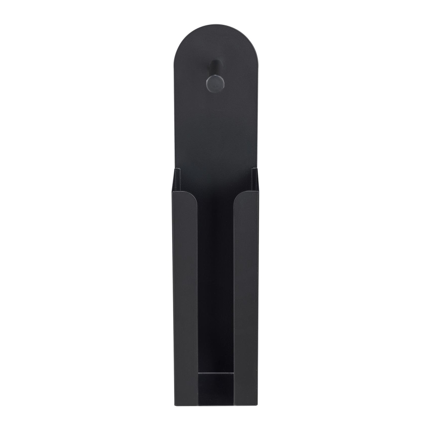WENKO 26059100 - AGIRA Roll Holder 12x54 cm Black