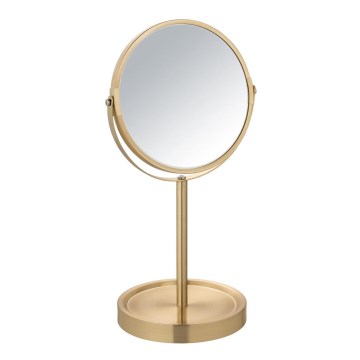WENKO 26061100 - Mirror ALATA 18,5x35 cm gold