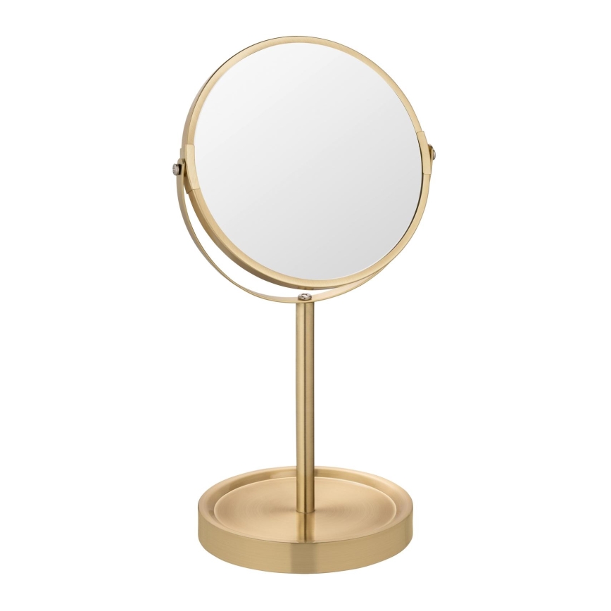 WENKO 26061100 - Mirror ALATA 18,5x35 cm gold